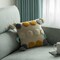Deerlux 16" Handwoven Cotton Throw Pillow Cover with Tufted Dot Pattern and Side Tassels with Filler QI004306.DT.K - alternate 2